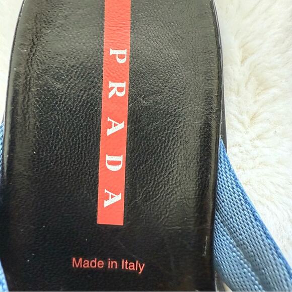 Prada women leather  slides size 39 EU or 9 US Authentic - Picture 4 of 10